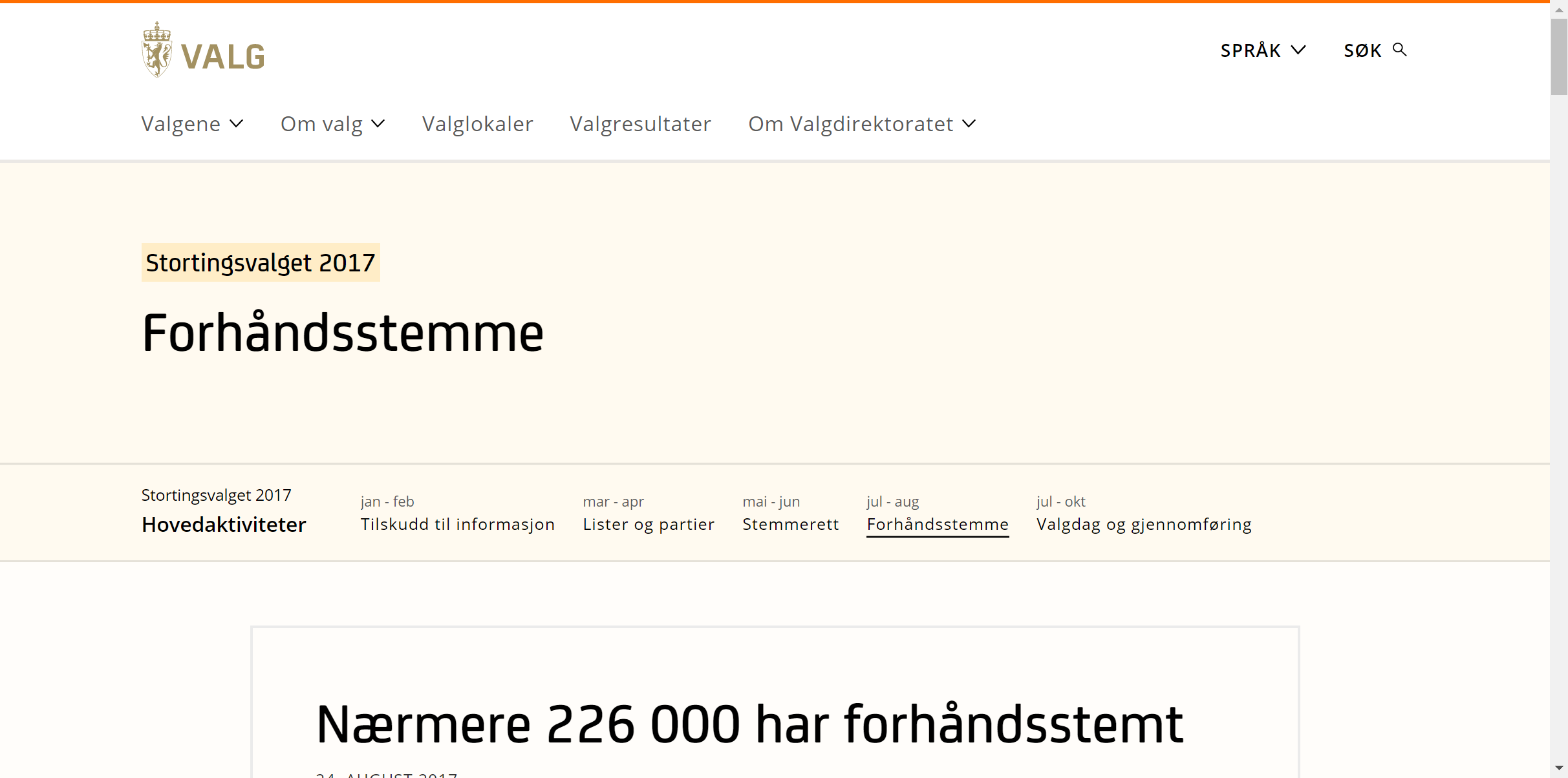 Valg.no